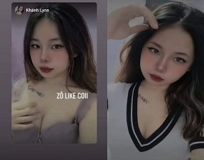 Full clip sex Khánh Lyn khoe lồn múp mông to